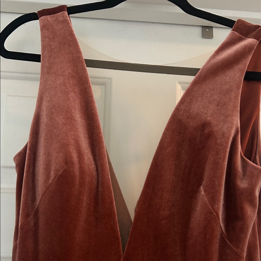 JENNY YOO - Anthropologie Rust Sleeveless Dress